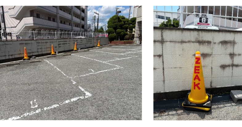 箕面牧落店の駐車場写真